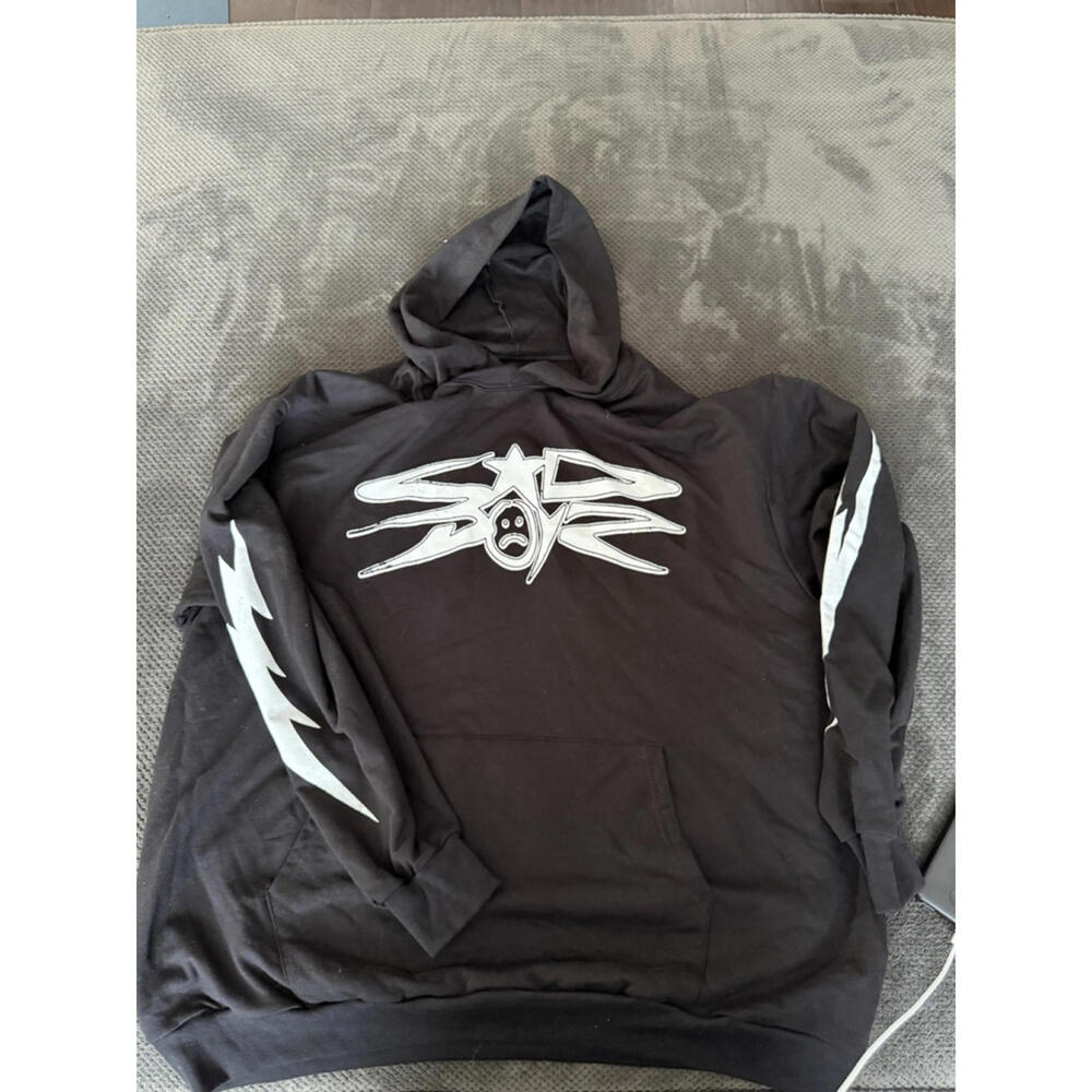 Sad Boyz Black Graphic Hoodie